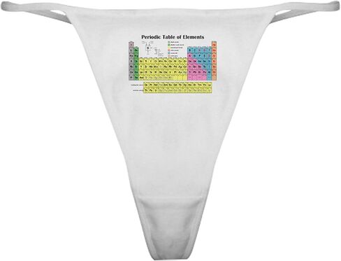 CafePress الجدول الدوري للعناصر الملابس الداخلية ثونغ الكلاسيكية، سراويل نسائية in Saudi Arabia