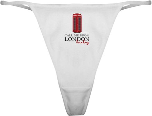 CafePress Call Me From London Classic Thong Underwear, Womens Panties in Saudi Arabia