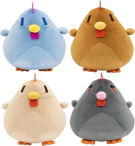 Animal Chicken Plush Doll Farming Hen Plushie Stuffed Soft Pillow Christmas, Blue in Kuwait
