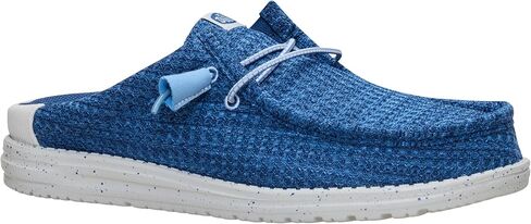 HEYDUDE للرجال Wally Slip Multi Mesh Ensign أزرق/متعدد المقاسات 10 | أحذية خفيفة الوزن قابلة للتنفس سهلة الارتداء | أحذية يومية مريحة كاجوال in Kuwait
