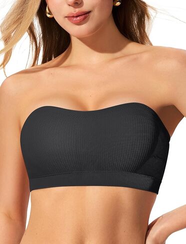 حمالات صدر بدون حمالات للنساء حمالة صدر لاسلكية غير قابلة للانزلاق من السيليكون مبطنة وقابلة للتحويل in Kuwait