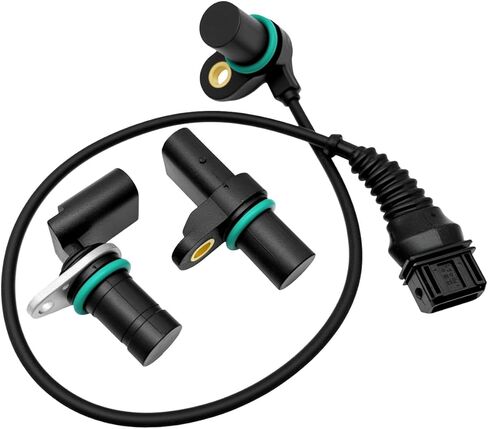 2Pcs Camshaft Position Sensor and Crankshaft Position Sensor 12147539165 12141438082 12141709616 Compatible with 320i 323Ci 323i 325Ci 325i 325xi 328Ci 328i 330Ci 330i 330xi 525i 528i 530i in Saudi Arabia