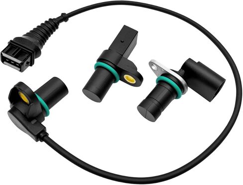 2Pcs Camshaft Position Sensor and Crankshaft Position Sensor 12147539165 12141438082 12141709616 Compatible with 320i 323Ci 323i 325Ci 325i 325xi 328Ci 328i 330Ci 330i 330xi 525i 528i 530i in Saudi Arabia