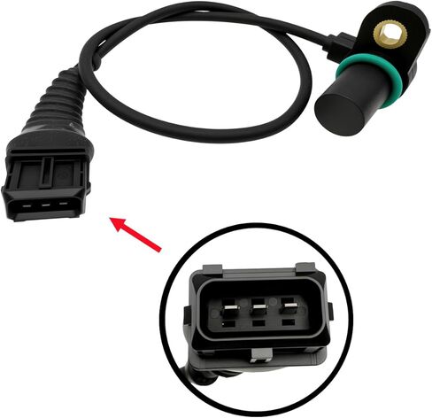 2Pcs Camshaft Position Sensor and Crankshaft Position Sensor 12147539165 12141438082 12141709616 Compatible with 320i 323Ci 323i 325Ci 325i 325xi 328Ci 328i 330Ci 330i 330xi 525i 528i 530i in Saudi Arabia