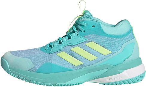 adidas Womens Crazyflight 6 Mid Indoor Volleyball Volleyball Sneakers Shoes - Blue in Saudi Arabia