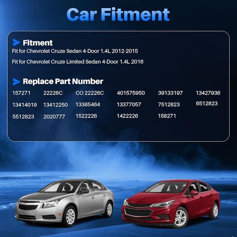 157271 ضاغط مكيف الهواء AC لسيارة شيفروليه تشيفي كروز 1.4L 2012-2015 Limited 2016 w/Clutch استبدال CO 22226C 13412250 13414019 in Saudi Arabia