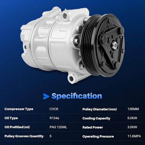 157271 ضاغط مكيف الهواء AC لسيارة شيفروليه تشيفي كروز 1.4L 2012-2015 Limited 2016 w/Clutch استبدال CO 22226C 13412250 13414019 in Saudi Arabia