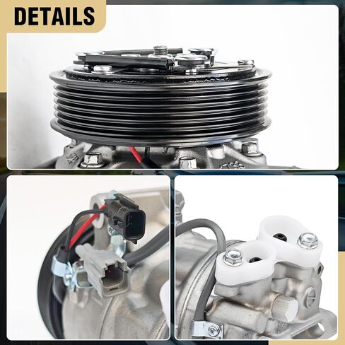 ضاغط مكيف الهواء مع قابض يناسب Sentra 2013-2019 L4 1.8L, CO 29072C, 98585, 926003SH0A, 926004FU1A, 97585, 7513045, 2001730,471-7063, 7512409 in Kuwait