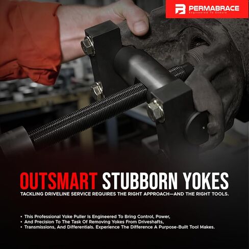 Yoke Puller for Automotive Trucks Cars for Removing Yokes from Driveshafts & Differentials - Compatible with Ford, for Chevy/GM, for Ram 1500-3500 & Other Class 1-2 Vehicles in Kuwait