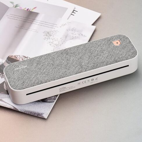 Original PeriPage A4 Paper Printer Direct Thermal Transfer Wirless Printer Mobile 210mm Mini Mobile Photo Printer USB BT Connection with 1 Roll Thermal Paper Support 2''/3''/4'' Paper Width in Saudi Arabia