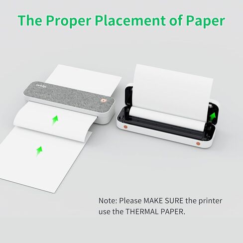 Original PeriPage A4 Paper Printer Direct Thermal Transfer Wirless Printer Mobile 210mm Mini Mobile Photo Printer USB BT Connection with 1 Roll Thermal Paper Support 2''/3''/4'' Paper Width in Saudi Arabia