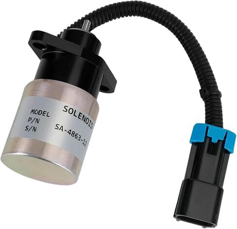 0175-12A5C9S 12 V Stop Solenoid SA-4863-12 Fits For Kubota For Woodward Engine 017512A5C9S SA486312 in Saudi Arabia