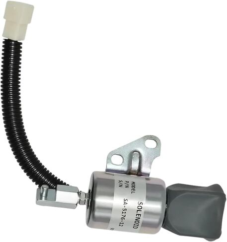 SA-5176-12 12 V Fuel Shutoff Solenoid SA-5176-24 Fits For Kubota D722 D902 Z482 Engine SA5176 1756ES-12SUC5B1S5 1756ES-24SUC5B1S5 in Saudi Arabia