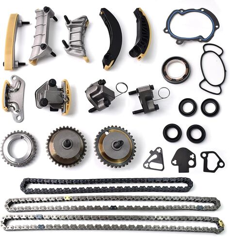 3.6 Timing Chain Kit w/4 VVT & Oil Pump & Water Pump for Chevy Camaro Equinox Traverse, GMC Terrain Acadia, Cadillac XTS Buick Lacrosse 2.8L 3.0L 3.6L V6# 9-0753S in Kuwait