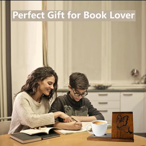 حامل كتب خشبي مثلث، خادم قراءة زاوية الكتاب، حامل مسند الكتب لمحبي الكتب، هدايا عيد الميلاد، هدايا عيد الميلاد، خادم كتب خشبي لمحبي الكتب in Kuwait