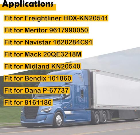 KN20541 صمام فرامل مقطورة يعمل يدويًا، مثبت في العمود، متوافق مع Haldex، Freightliner، Meritor، Mack، Bendix، فولفو، Peterbilt، نصف الشاحنات والمقطورات in Kuwait