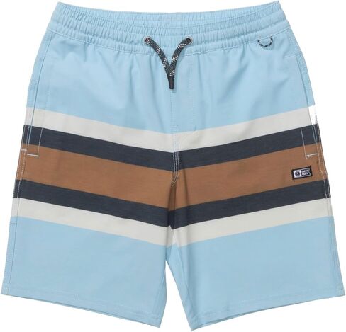 Salty Crew Crew Boys Stripe Volley Clear Sky L in Saudi Arabia
