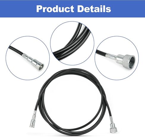 Speedometer Cable 88959481 Compatible with 1985-1988 Chevy Monte Carlo El Camino, Buick Regal, Pontiac Grand Prix, Oldsmobile Cutlass, GMC Caballero in Saudi Arabia