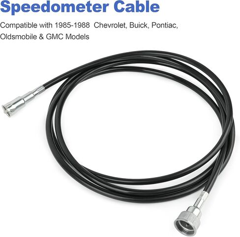Speedometer Cable 88959481 Compatible with 1985-1988 Chevy Monte Carlo El Camino, Buick Regal, Pontiac Grand Prix, Oldsmobile Cutlass, GMC Caballero in Saudi Arabia