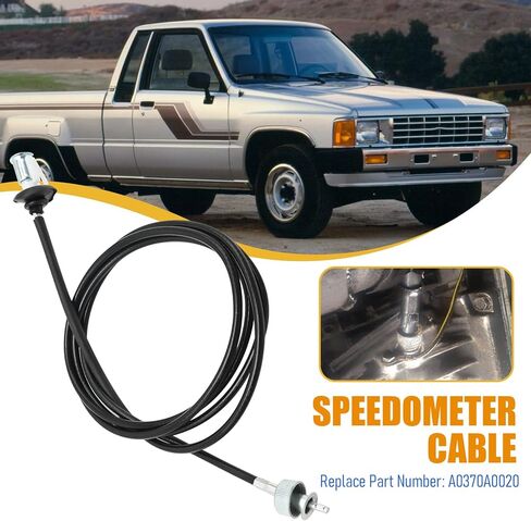 83710-89124 98.5 Inch Speedometer Cable, Replacement for Toyota Pickup 1983-1988 4Runner 1984-1989, Replaces A0370A0020 in Saudi Arabia
