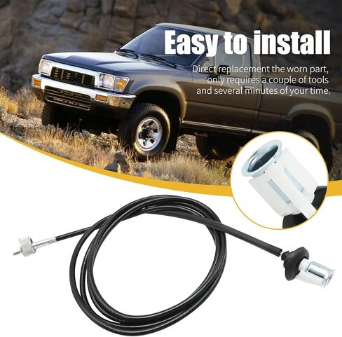 83710-89124 98.5 Inch Speedometer Cable, Replacement for Toyota Pickup 1983-1988 4Runner 1984-1989, Replaces A0370A0020 in Saudi Arabia