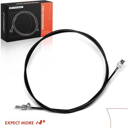 كابل عداد السرعة A-Premium 118 بوصة متوافق مع Ford F-250 1973-1979، F-350 1973-1974 1977-1979 1982-1985، E-100 Econoline 1980-1983، E-150 Econoline 1980-1985، E-250 E-350 عربة نادي إكونولين in Kuwait
