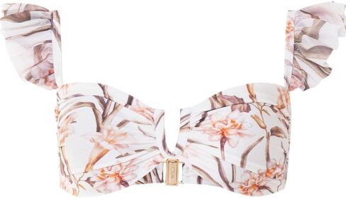 PatBO Botanic Retro Flutter Bikini Top in Kuwait