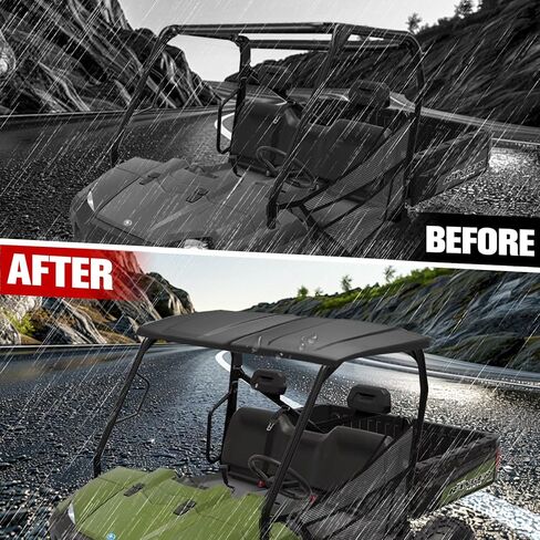 Sport Roof Top for Polaris Ranger 570 FullSize, Durable Polyethylene 2-Piece Combination Sun Visor Roof for 2016-2025 Polaris Ranger 570 Full-Size Accessories in Saudi Arabia