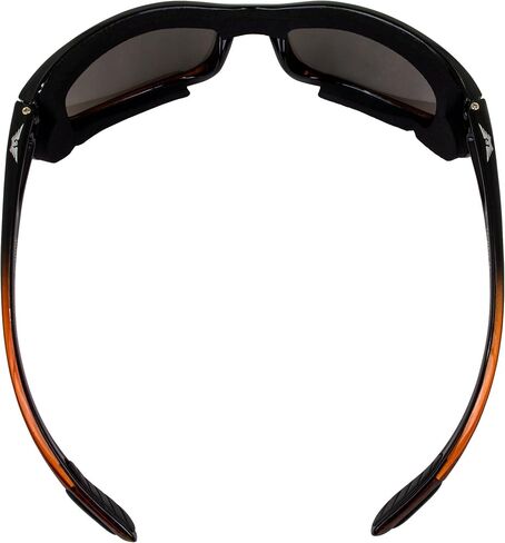 Global Vision Shadow Foam-Padded Motorcycle Sunglasses Glasses For Men & Women 3 Pairs Two-Tone Black with Orange, Pink & Purple Frames & Flash Mirror Lenses in Saudi Arabia