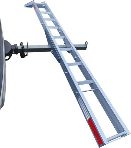 Aluminum Motorcycle Dirt Bike Carrier Trailer Hauler 2" Hitch Rack Ramp in Saudi Arabia