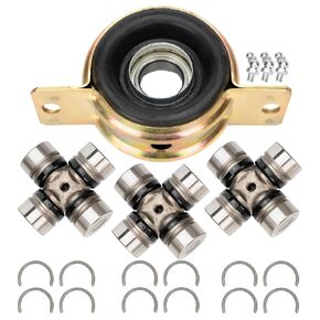 Front Rear Propeller Shaft Bearing Carrier & U-Joints Compatible with Polaris Ranger RZR 570 900 1000 Replaces 3514806 3515075 3514900 2202015 2203703 in Kuwait