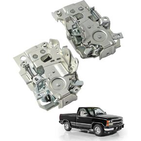 1Pair Front Door Latch Lock for Left and Right Side Fit for Chevrolet GMC Cadillac Oldsmobile C1500 C2500 K1500 K2500 S10 Replace 16631626 16631627 940-103 940-102 16602474 16602475 940103 940102 in Kuwait