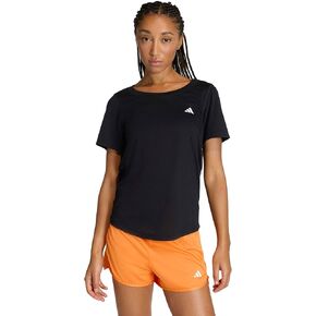 تي شيرت نسائي من adidas Workout Essentials برقبة واسعة واسعة in Saudi Arabia