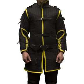 القرون الوسطى الفايكنج جامبيسون درع سميك مبطن للحماية كم كامل Aketon لسترة Reanctment SCA LARP in Kuwait