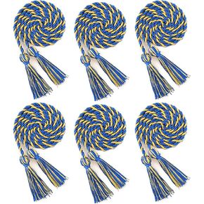 6 قطع من أسلاك الشرف للتخرج 2026 - مجموعة أسلاك الشرف الوردية، سلك التخرج مع شرابة، حبل مضفر طويل وردي فاتح بطول 67 بوصة، ملحقات التخرج للطلاب البكالوريوس في ثوب الماجستير أو الدكتوراه in Kuwait