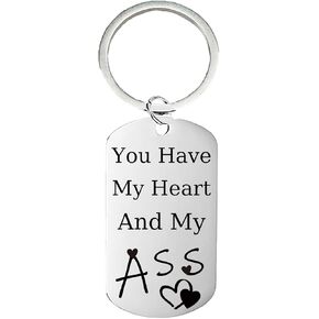 سلسلة مفاتيح رومانسية للصديق - عيد الحب، هدايا عيد الميلاد للصديق، الزوج، الرجال، له in Kuwait