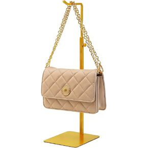 حامل محفظة، حامل عرض محفظة قابل للتعديل، حامل عرض حقيبة اليد الذهبية، رف شماعات للحقائب، مناسب لأجهزة الكمبيوتر المكتبية وخزائن الملابس وحامل المتاجر التجارية in Kuwait