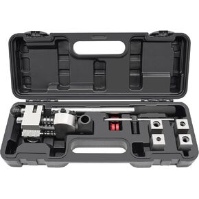 Brake Line Flaring Tool Kit, 45 Degree Single, Double and Bubble Flares, Brake Line and Tubing Flaring Tool for 3/16", 1/4", 5/16", 3/8" and 4.75mm Diameter Lines, Brake Flaring Tools in Saudi Arabia