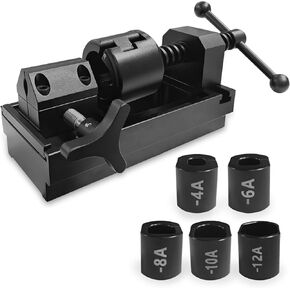 مجموعة أدوات التثبيت الملائمة لخراطيم 4AN-12AN، أداة تجميع الخراطيم العالمية وأداة إزالة تركيبات خط الوقود مع 6 قوالب (4،6،8،10،12AN) - تعمل مع خطوط الوقود CPE وجميع العلامات التجارية in Kuwait