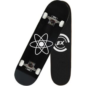 لوح التزلج الاحترافي للأطفال Sakteboards يكمل حيل لوح التزلج لوح التزلج القياسي 7 طبقات من خشب القيقب الكندي مقعر مزدوج للأطفال والكبار in Kuwait