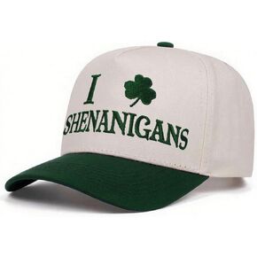 St Patricks Day Hat Green Trucker Hat Funny Irish Shamrock Hats Lucky Clover St. Pattys Hat Saint Patrick Accessories in Kuwait