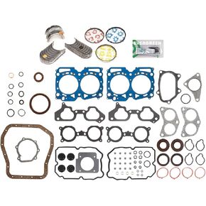 Evergreen SA-3129800851-4 Full Gasket Set Bearings Rings Compatible With/For 07-09 Subaru Legacy Turbo 2.5L DOHC EJ255 in Kuwait