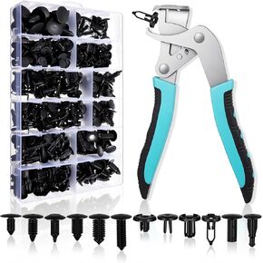 Car Clip Pliers and Disassembly Tools, 240 Pcs Push Rivets, Multi-Functional Car Clip Remover Tool, Easy to Remove Fasteners, Clips, and Rivets, Open The Panels Without Damage in Kuwait
