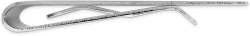 Diamond2Deal Rhodium-Plated Kelly Waters Black & Grey Colored Money Clip (Length: 20 mm|Width: 56mm) in Saudi Arabia