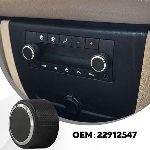 2PCS Volume Control Knob Radio Knob, Radio Repair Kit Replacement Button Compatible with 07-13 Chevy Tahoe Silverado GMC Acadia Sierra Denali Yukon, Audio Volume Control Knob Replacements GM 22912547 in Saudi Arabia