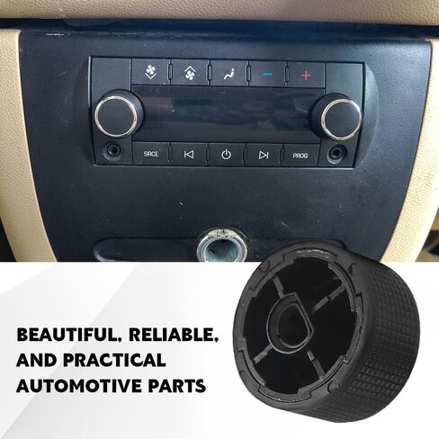 2PCS Volume Control Knob Radio Knob, Radio Repair Kit Replacement Button Compatible with 07-13 Chevy Tahoe Silverado GMC Acadia Sierra Denali Yukon, Audio Volume Control Knob Replacements GM 22912547 in Saudi Arabia