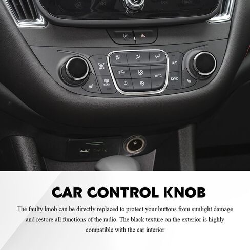 2PCS Volume Control Knob Radio Knob, Radio Repair Kit Replacement Button Compatible with 07-13 Chevy Tahoe Silverado GMC Acadia Sierra Denali Yukon, Audio Volume Control Knob Replacements GM 22912547 in Saudi Arabia