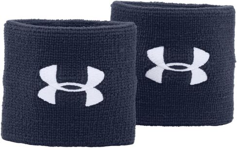 Under Armour Men's UA 3" Performance Wristband - 2-Pack OSFA Blue in Kuwait