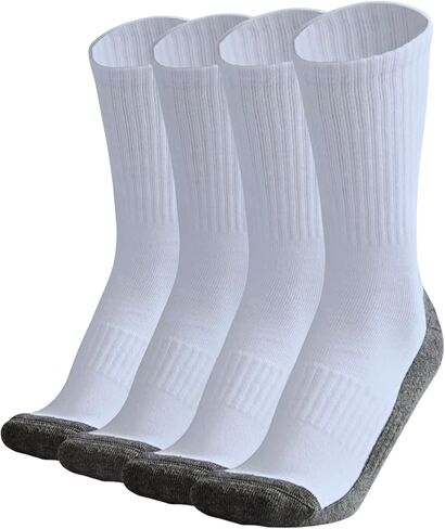Odor Control Work Socks for Sweaty Feet – Breathable Cushioned Boot Socks for All Day Standing, Copper Infused in Saudi Arabia