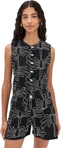 Palmacea Women's Nina Shirt Praia Black in Saudi Arabia